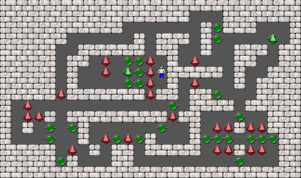 Sokoban Bugs550 collection level 479